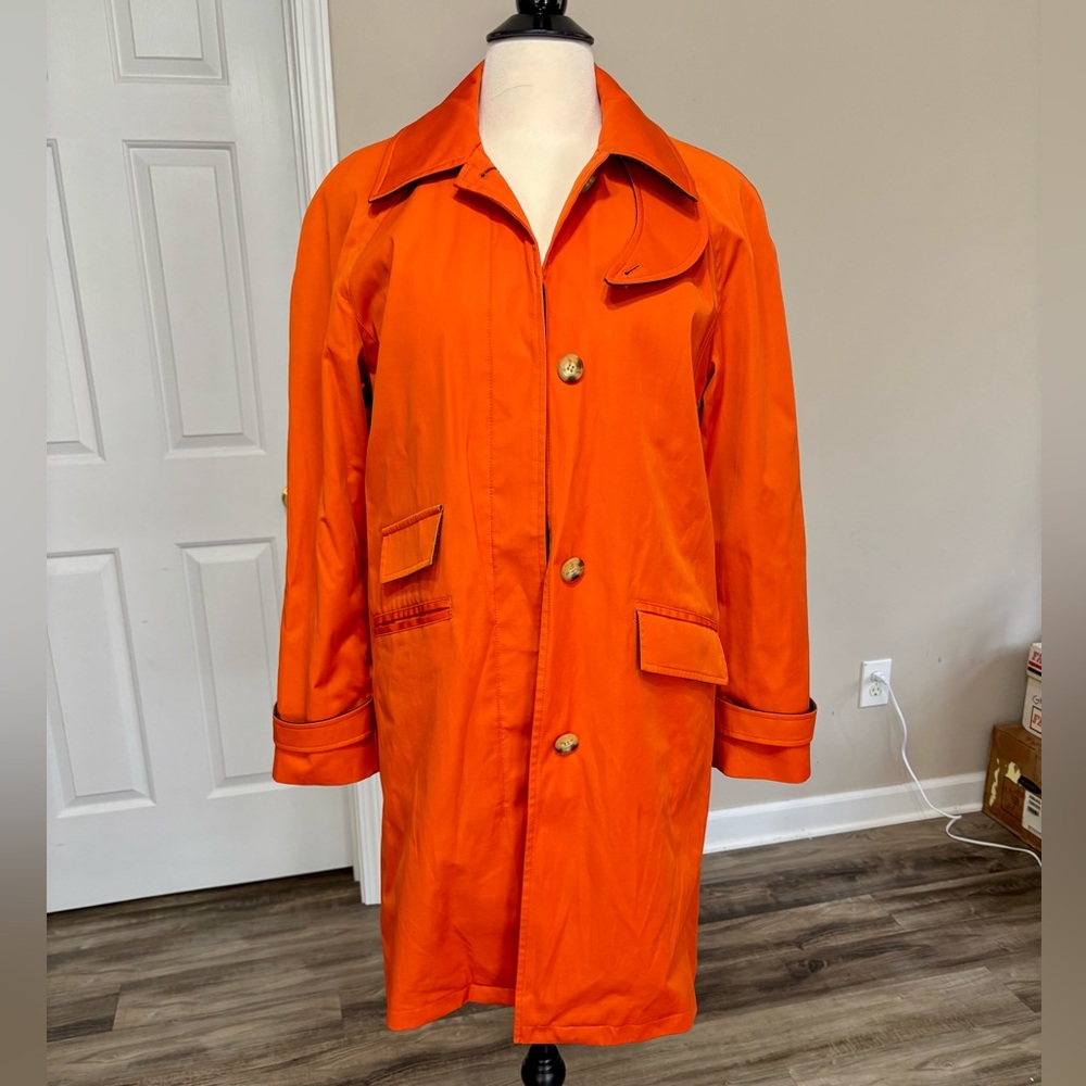 Michael Kors orange trench